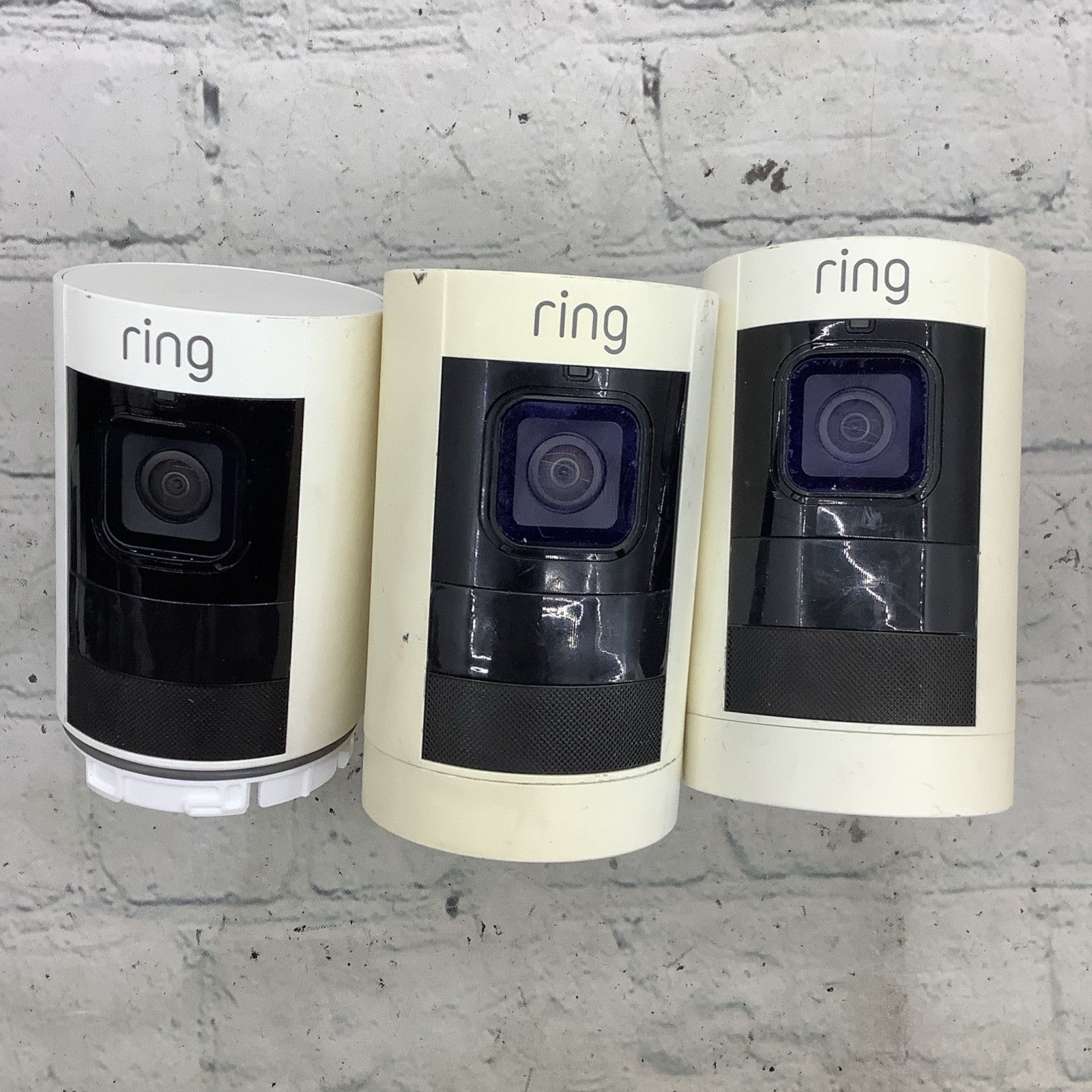 Ring Camera Stick Up Cam Spot Camera W/ Wasserstein Solar Panel Battery Charger