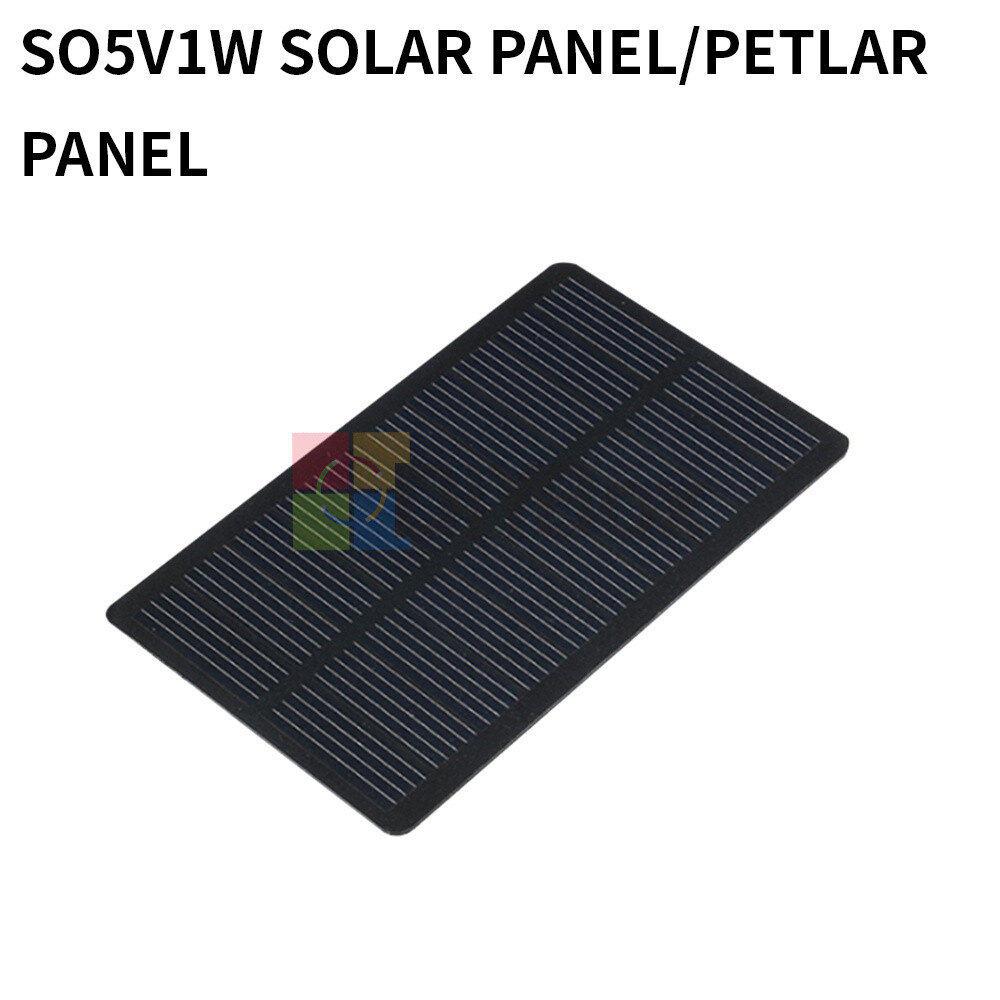 1W 5V Mono Solar Panel For lighting systems Water Pump Street Lighting 200mA