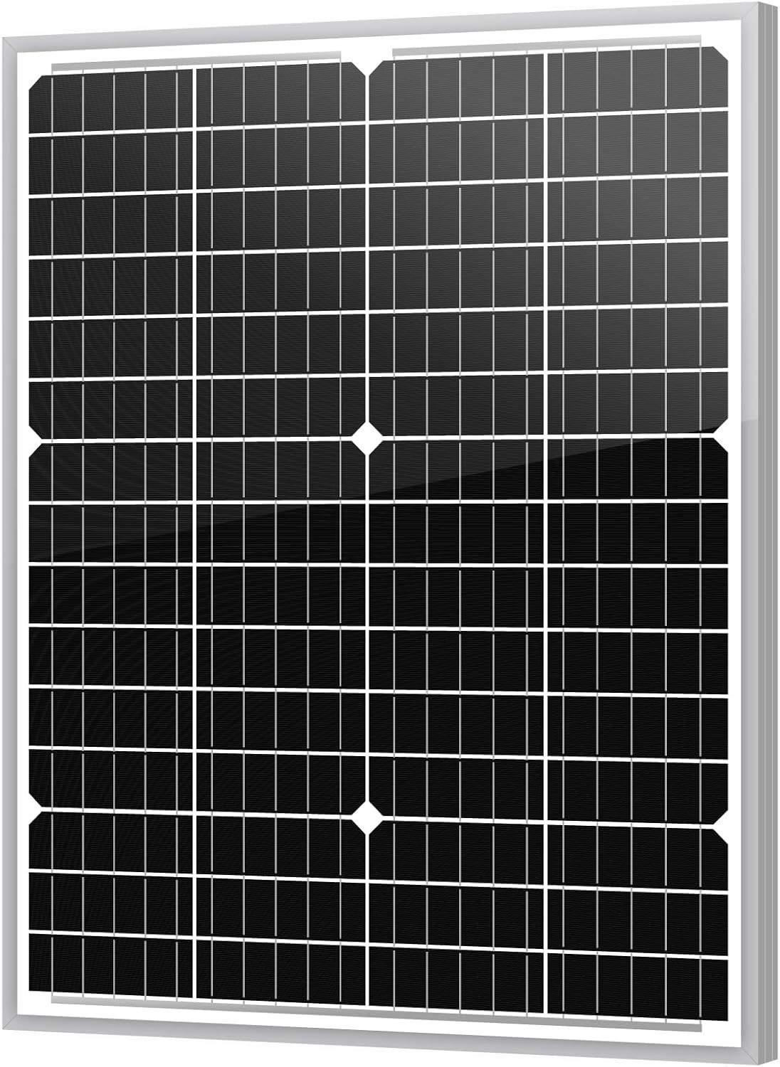 Compact 35W Monocrystalline Solar Panel with Weatherproof Design for RVs & Boats
