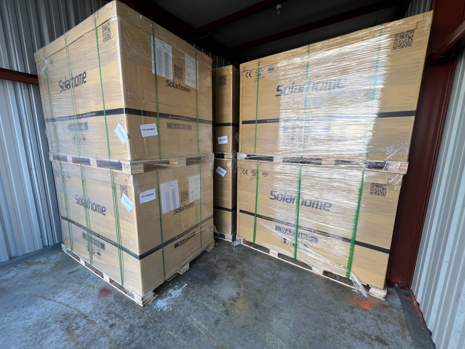 Solar panels 415 W Black Mono-facial PERC Bluesun per pallet 36 pcs.