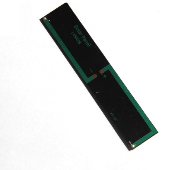 0.5W 2.5V solar panel, solar drip laminated board, solar charger 145 * 28MM