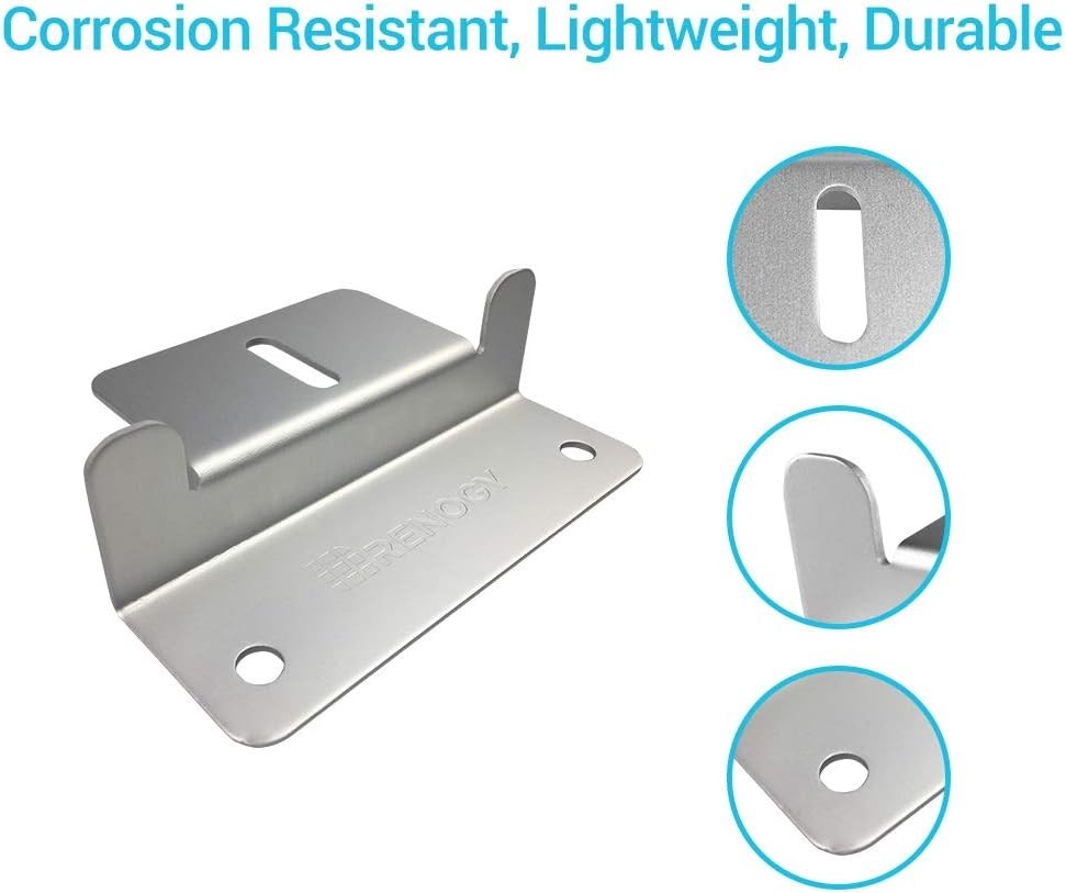 Versatile Z Bracket Mounting Set for RVs, Trailers & Off-Grid Solar Applications