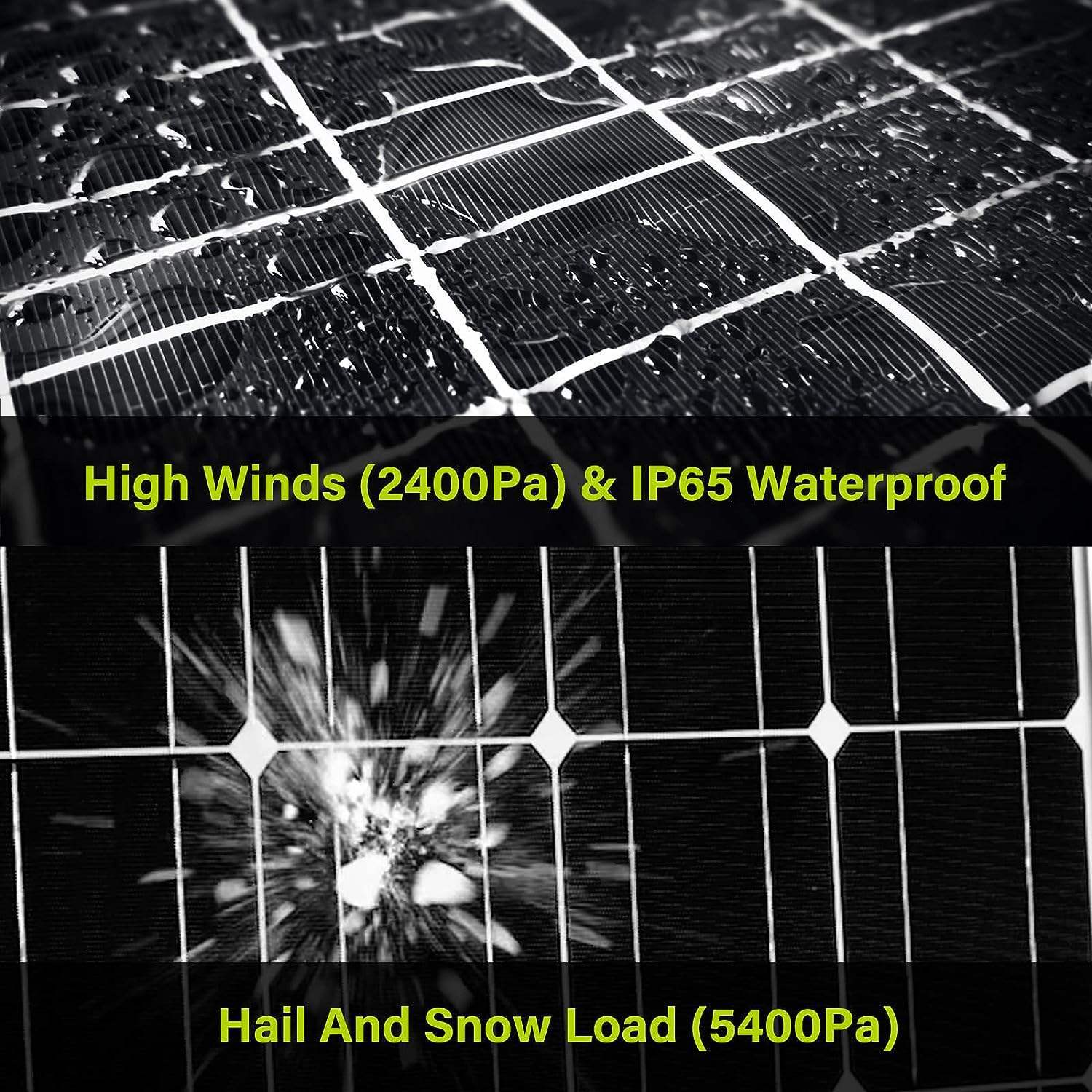(200W New) 200W Monocrystalline Solar Panel 9BB Cell Solar Panel Boat Off Grid