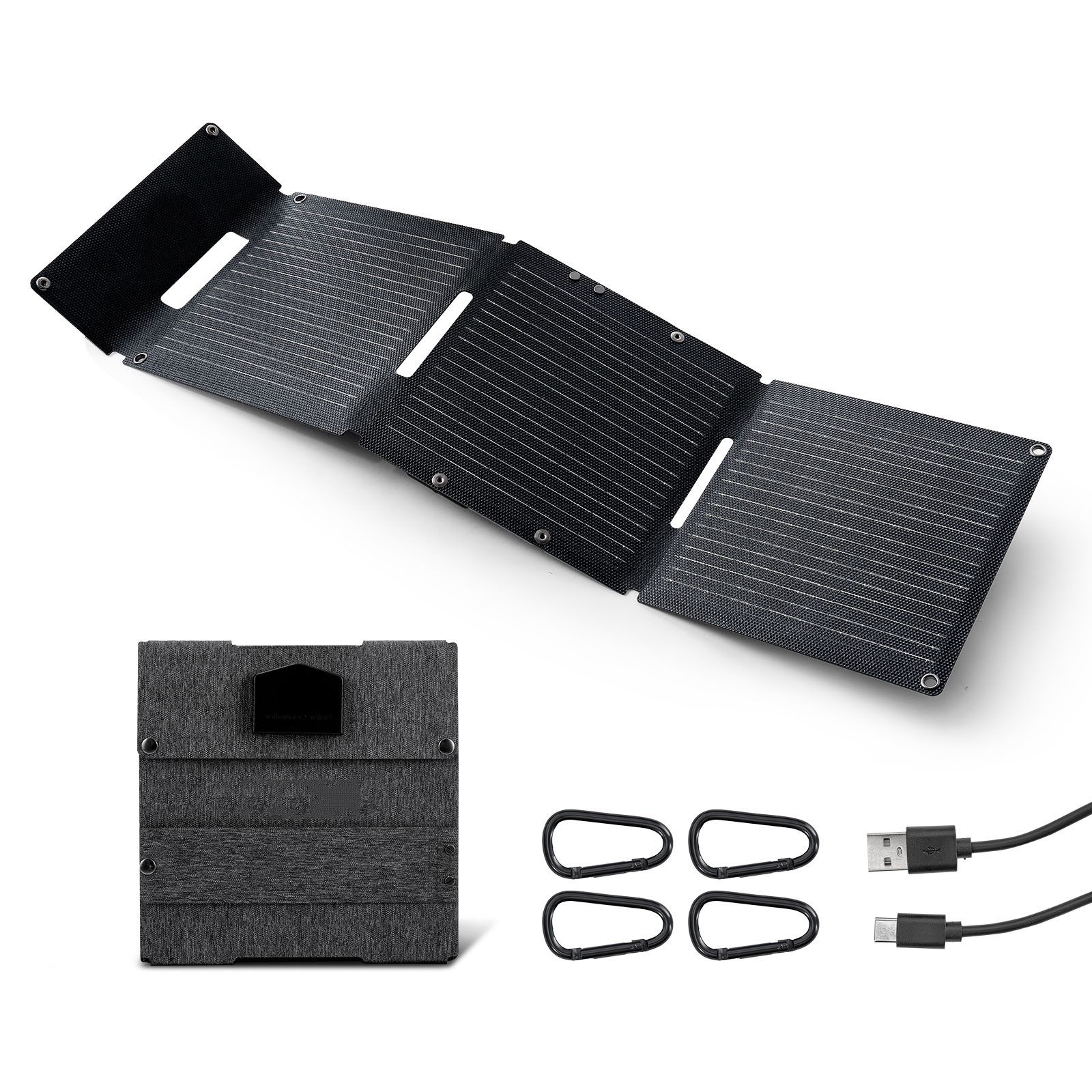 Uimoso 30W Portable Foldable Solar Panel Charger with Monocrystalline Design