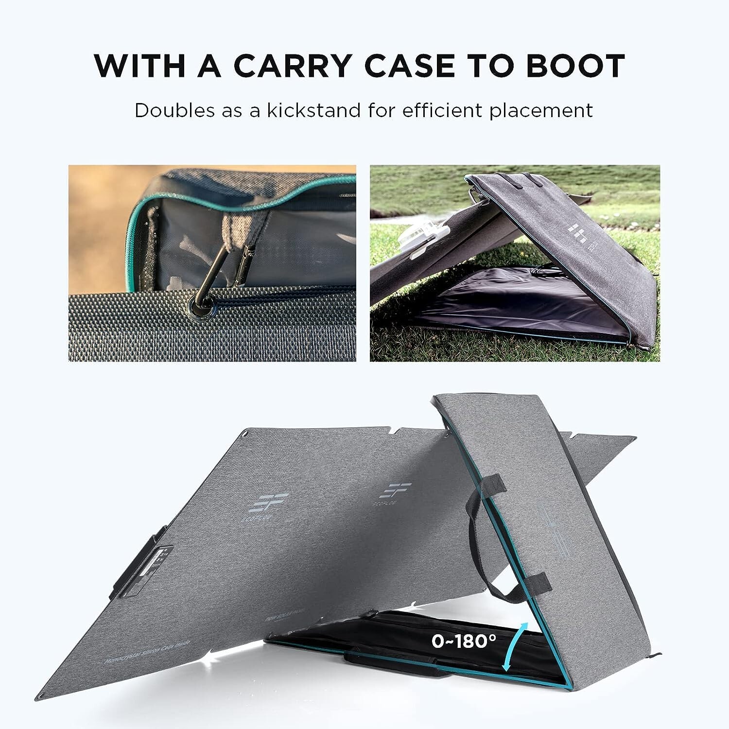 EcoFlow 110W Outdoor Camping Portable Solar Panel Foldable Solar Power Supply