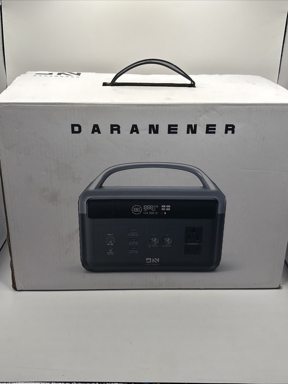 DARANENER NEOZ Power Station 179Wh LiFePO4 300W/600W Peak USB-C PD 60W