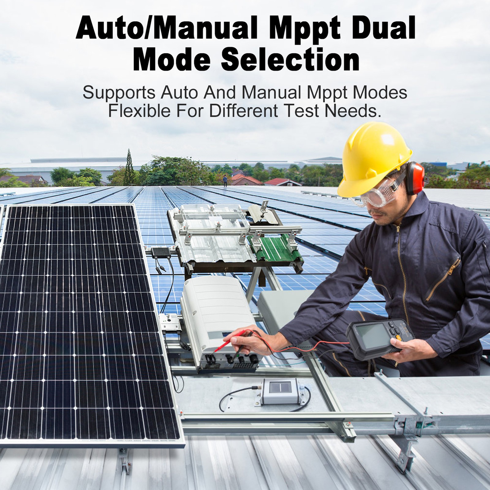 1-2000W Solar Panel Power Meter For Efficient Photovoltaic Panel Testing