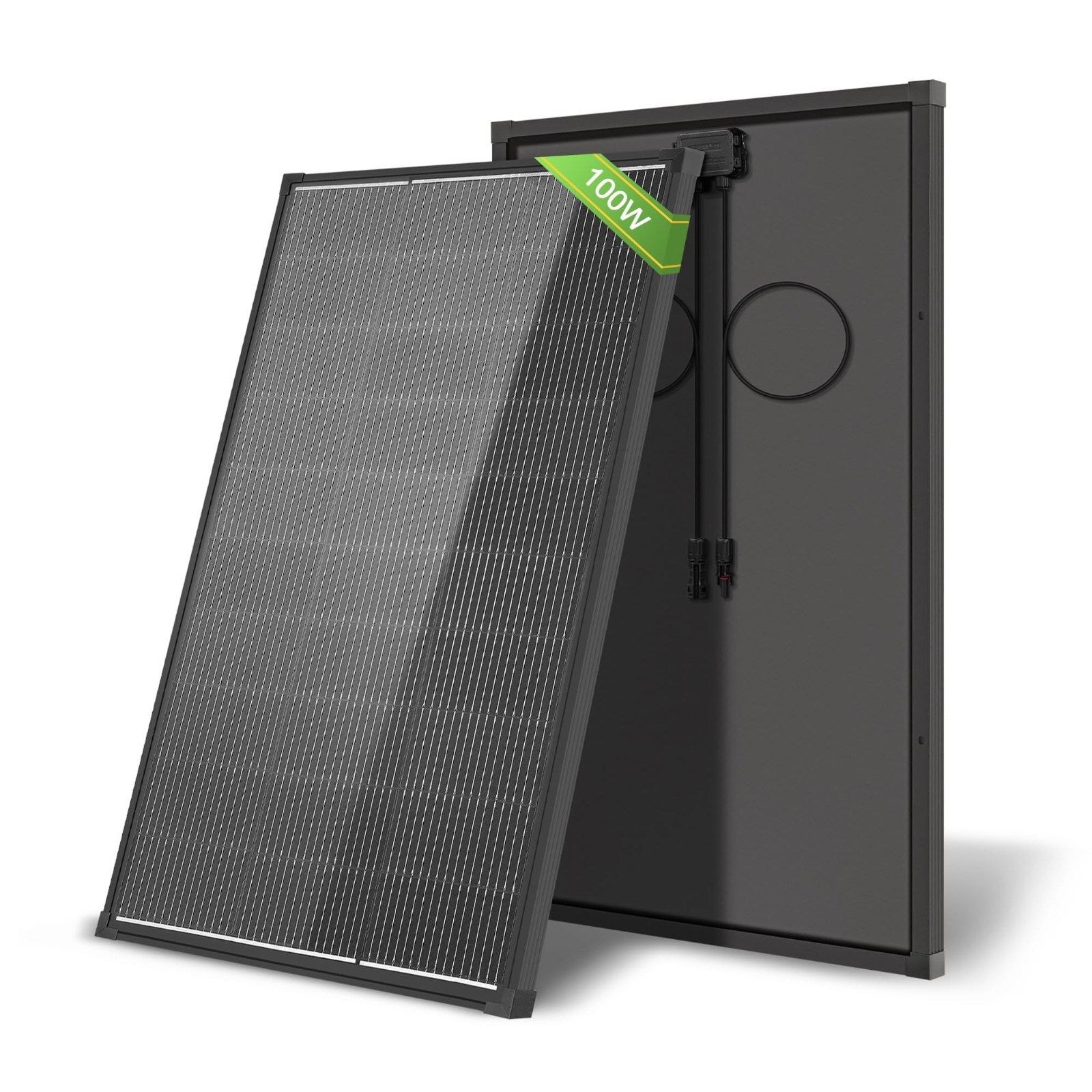 100W 12V High Efficiency Solar Panel, IP68 Waterproof for RV, Marine, Off-Grid U