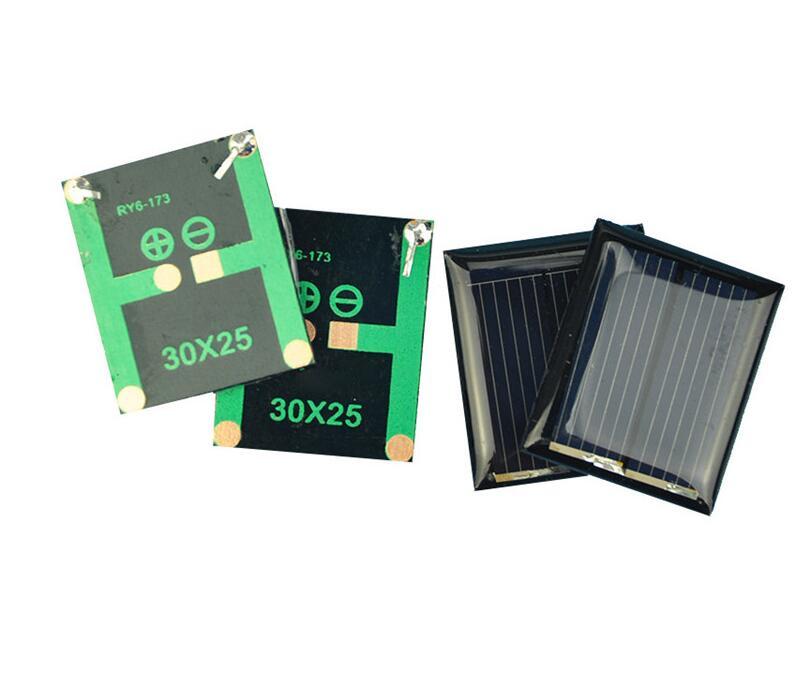 50PCS 1V 85 Sloar Panel 30*25MM DIY Home/Garden Portable Small Poly Cell KR