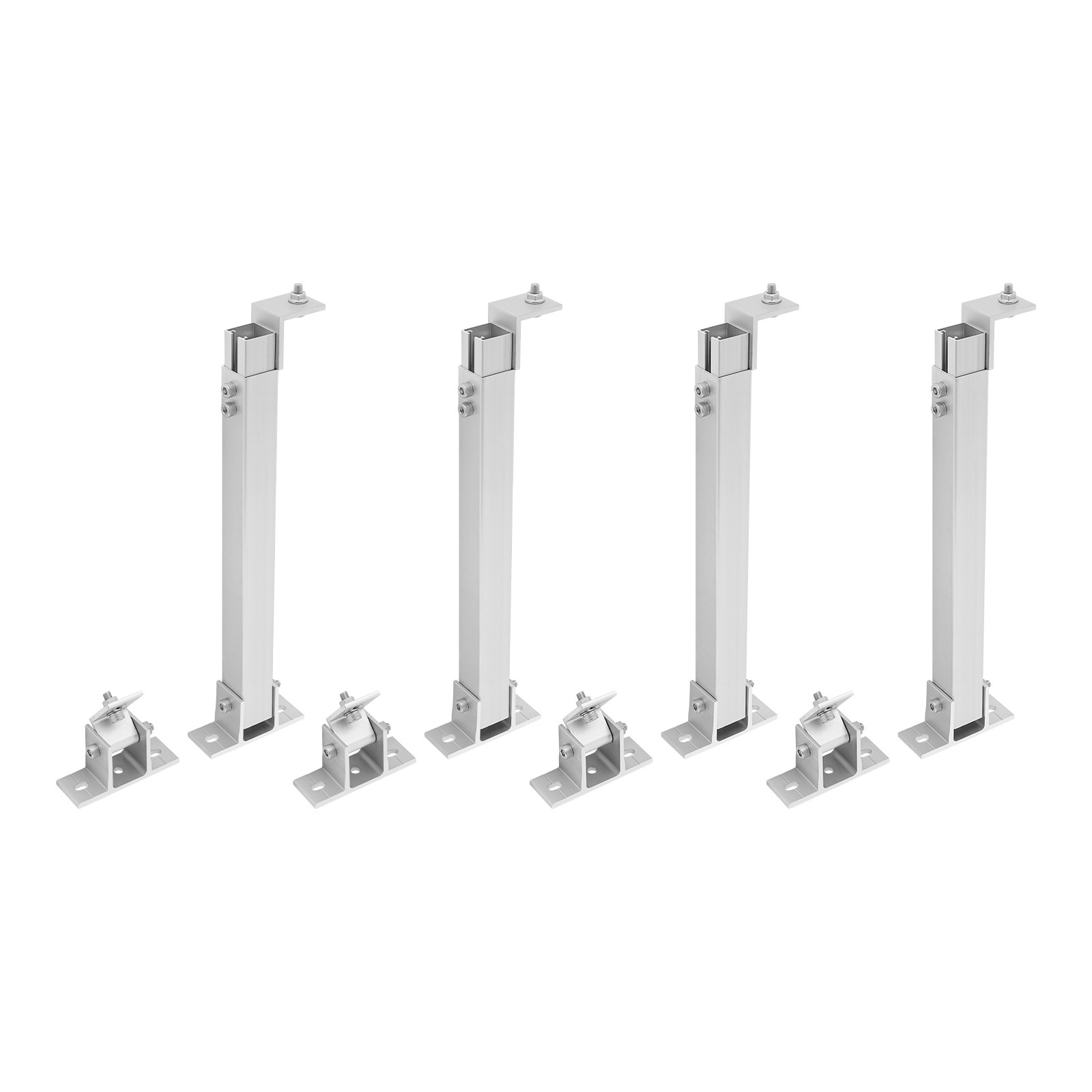 4 Sets Adjustable Solar Panel Mounting Brackets, Universal Solar Panel Bracket