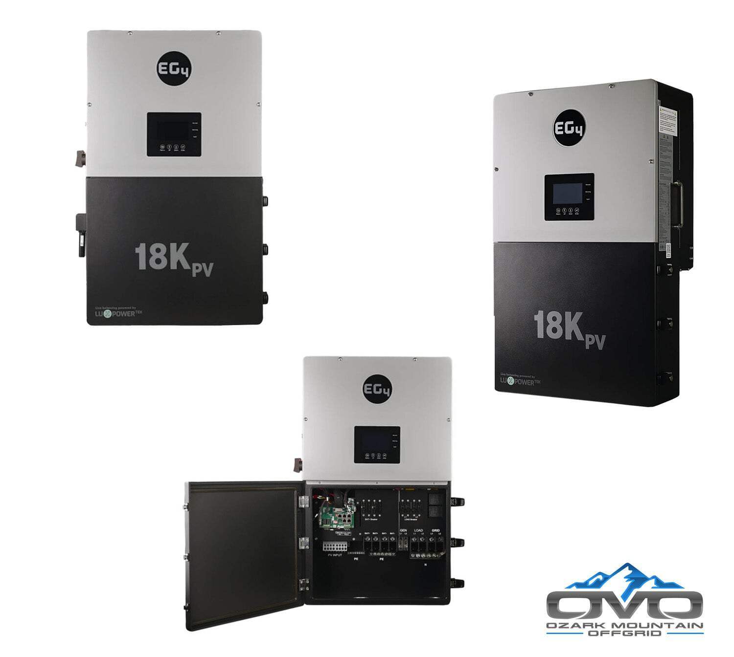 6KW Complete Offgrid Solar Kit + EG4 18kPV Inverter + 14.3KW 48V EG4 Lithium Ind