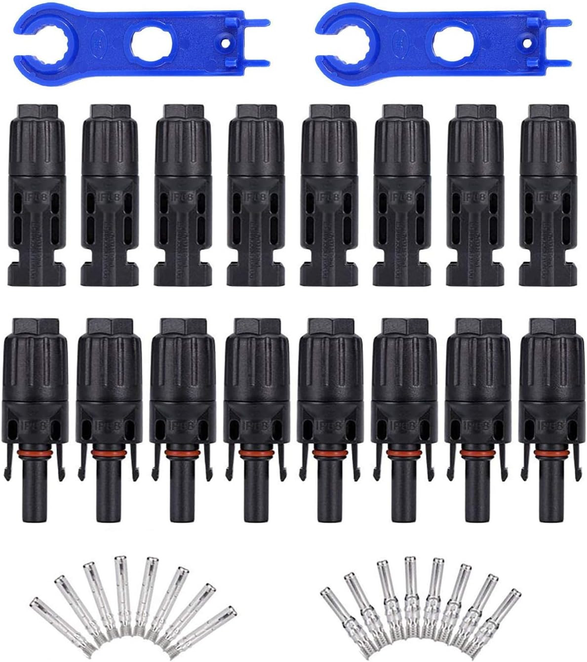 Sunway Solar Panel Connector Tool, Metal Spanner Wrenches Crimping Tool, 1 Pair