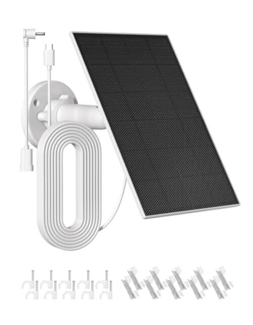 Solar Panel for Ring Camera – Compatible with Spotlight Cam 1 Pack
