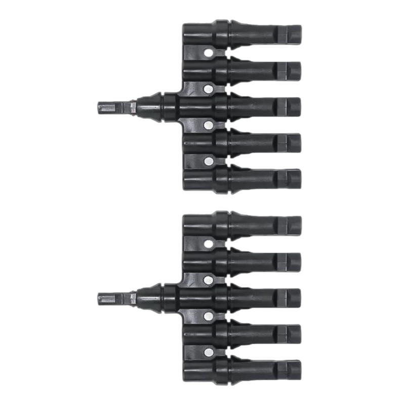 Solar Panel T Connectors for Panel Branching IP67 Weatherproof Flame Retardant