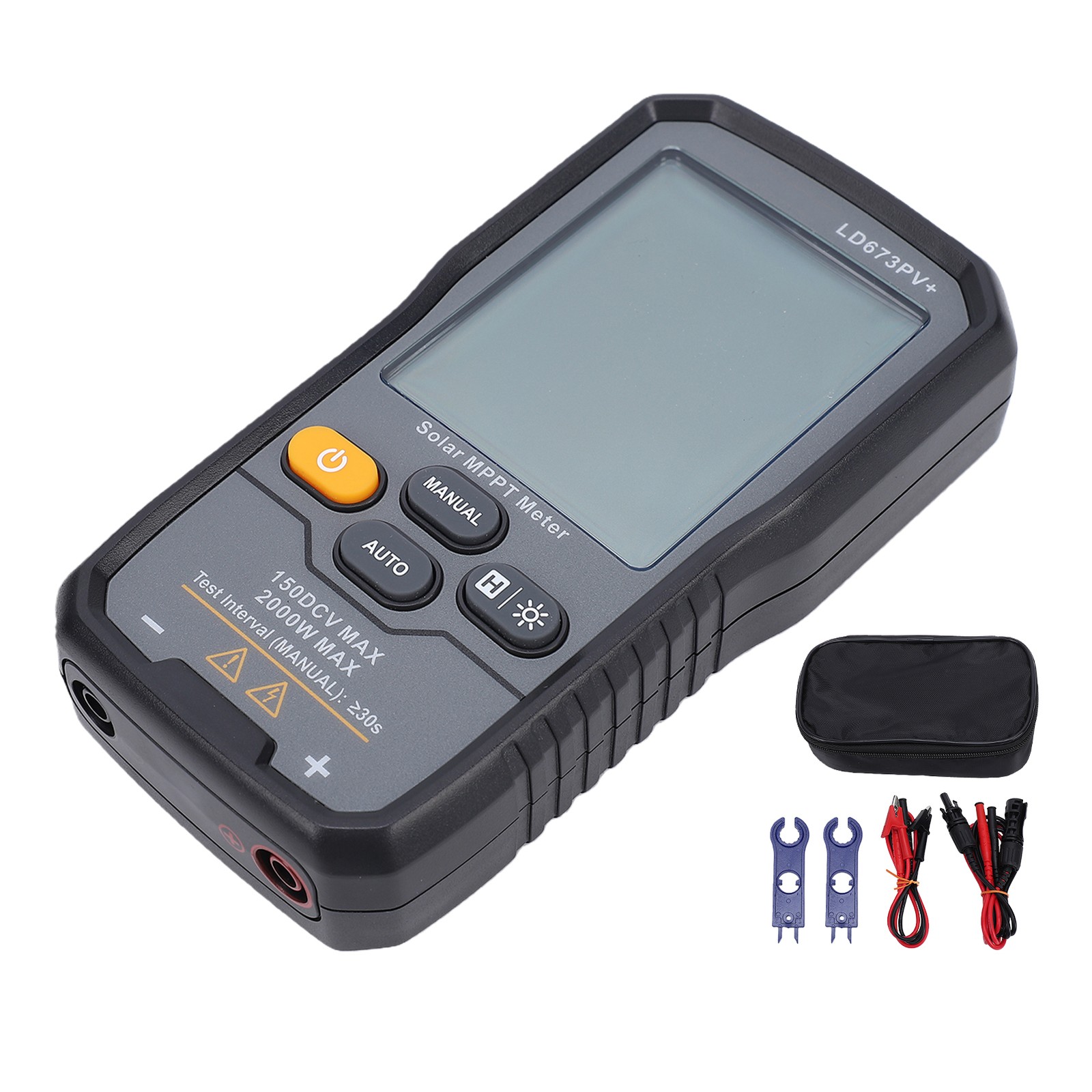 1-2000W Solar Panel Power Meter For Efficient Photovoltaic Panel Testing
