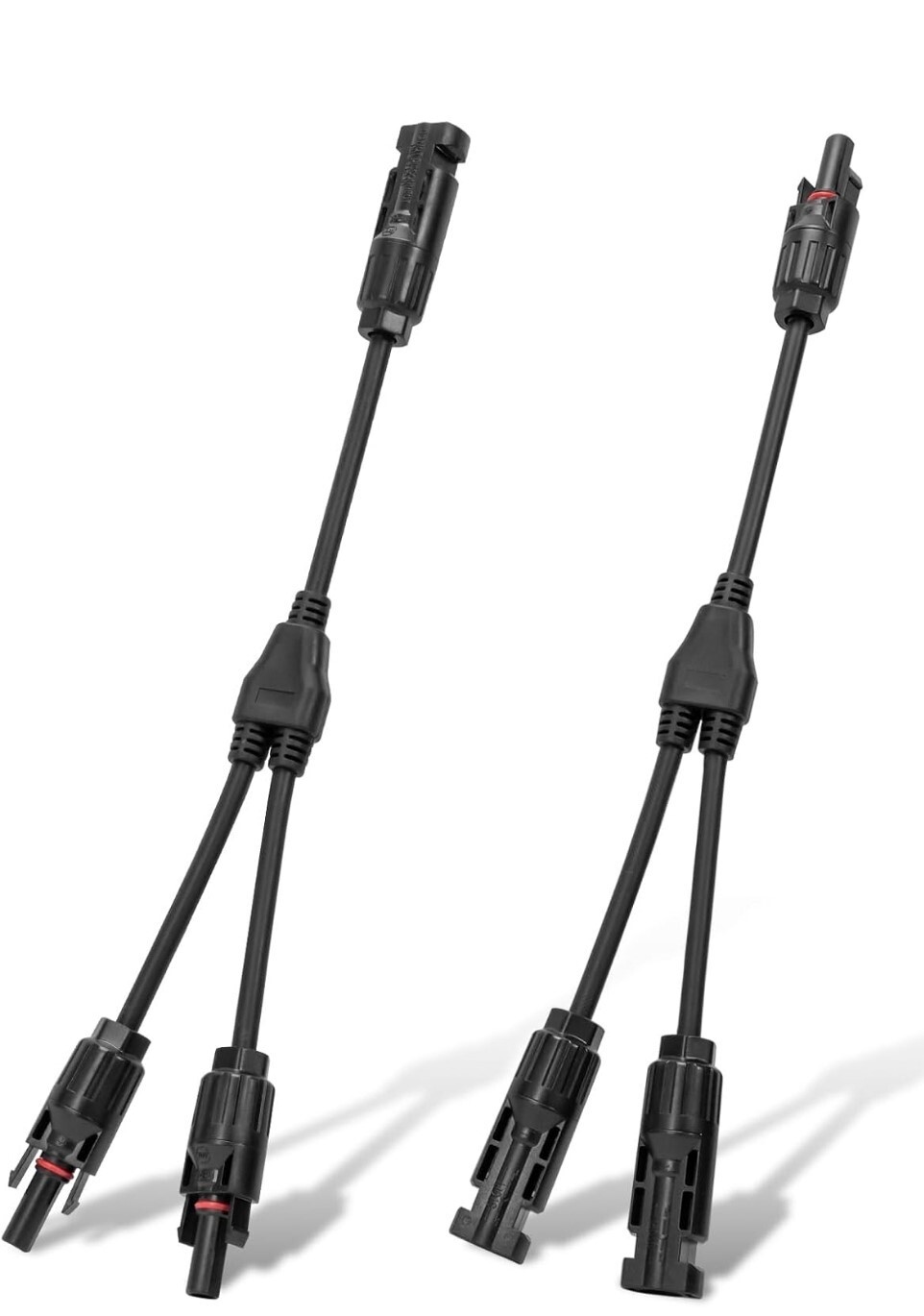 BougeRV Solar Connectors Y Branch Parallel Adapter Cable Wire Plug Kit