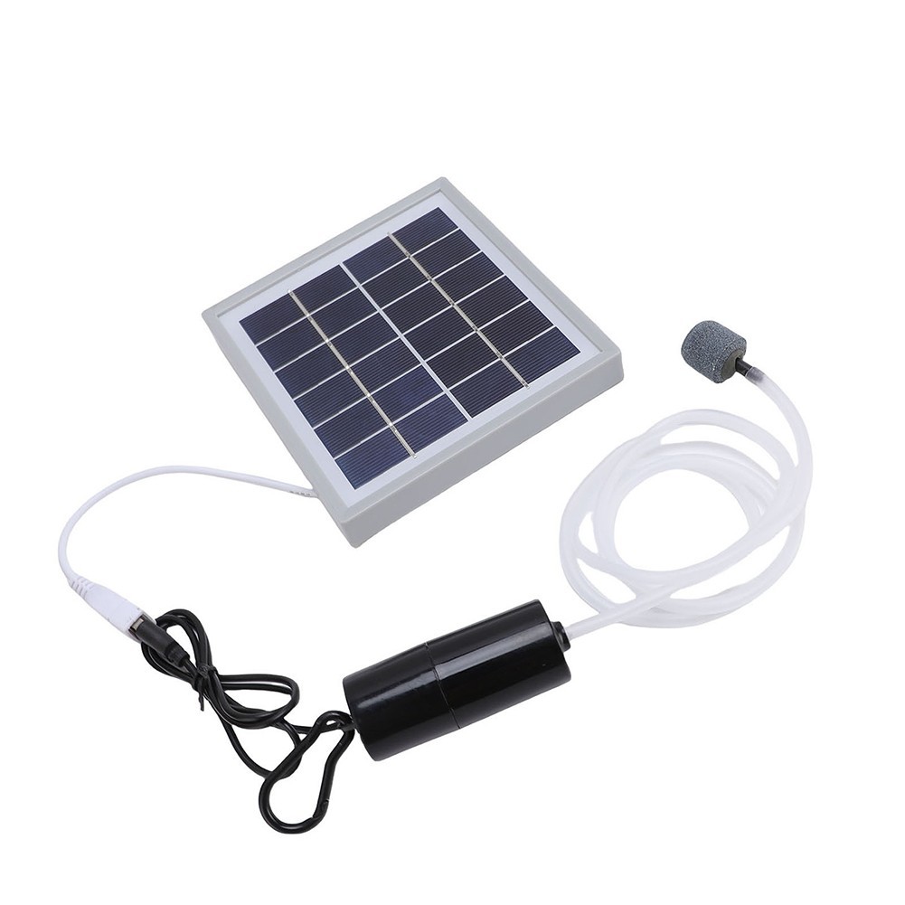 Portable 10W Solar Oxygen Pump Kit for Aquariums and Small Water Bodies