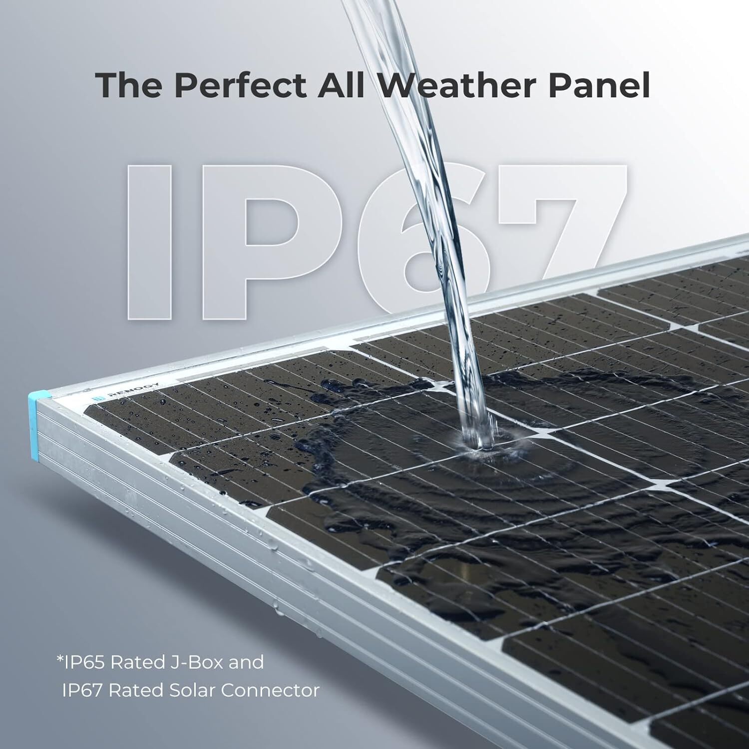 Solar Panel 100 Watt 12V High-Efficiency Monocrystalline PV Module Power Charger