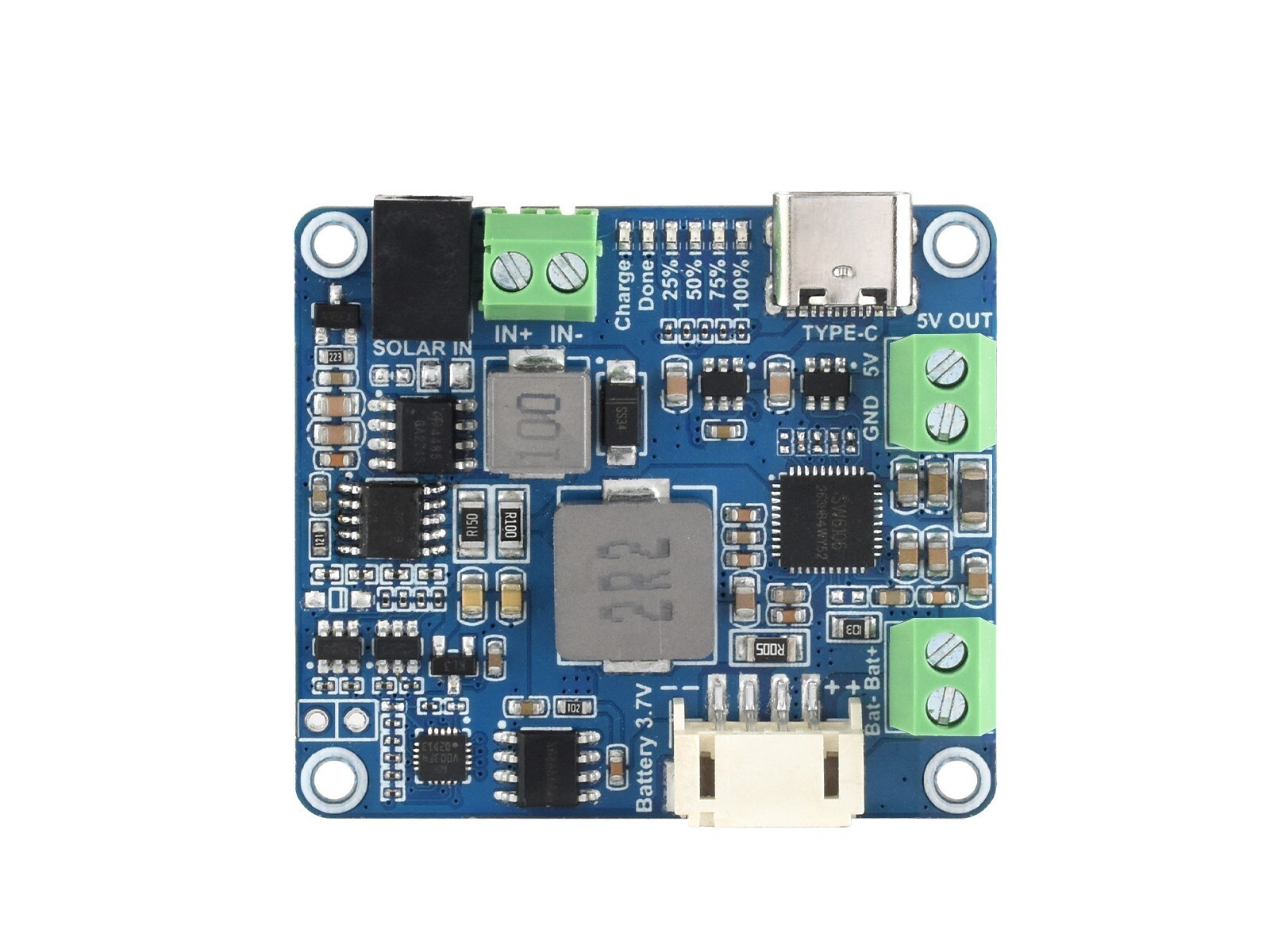 Waveshare Solar Power Management Module (D), Supports 6V~24V Solar Panel New