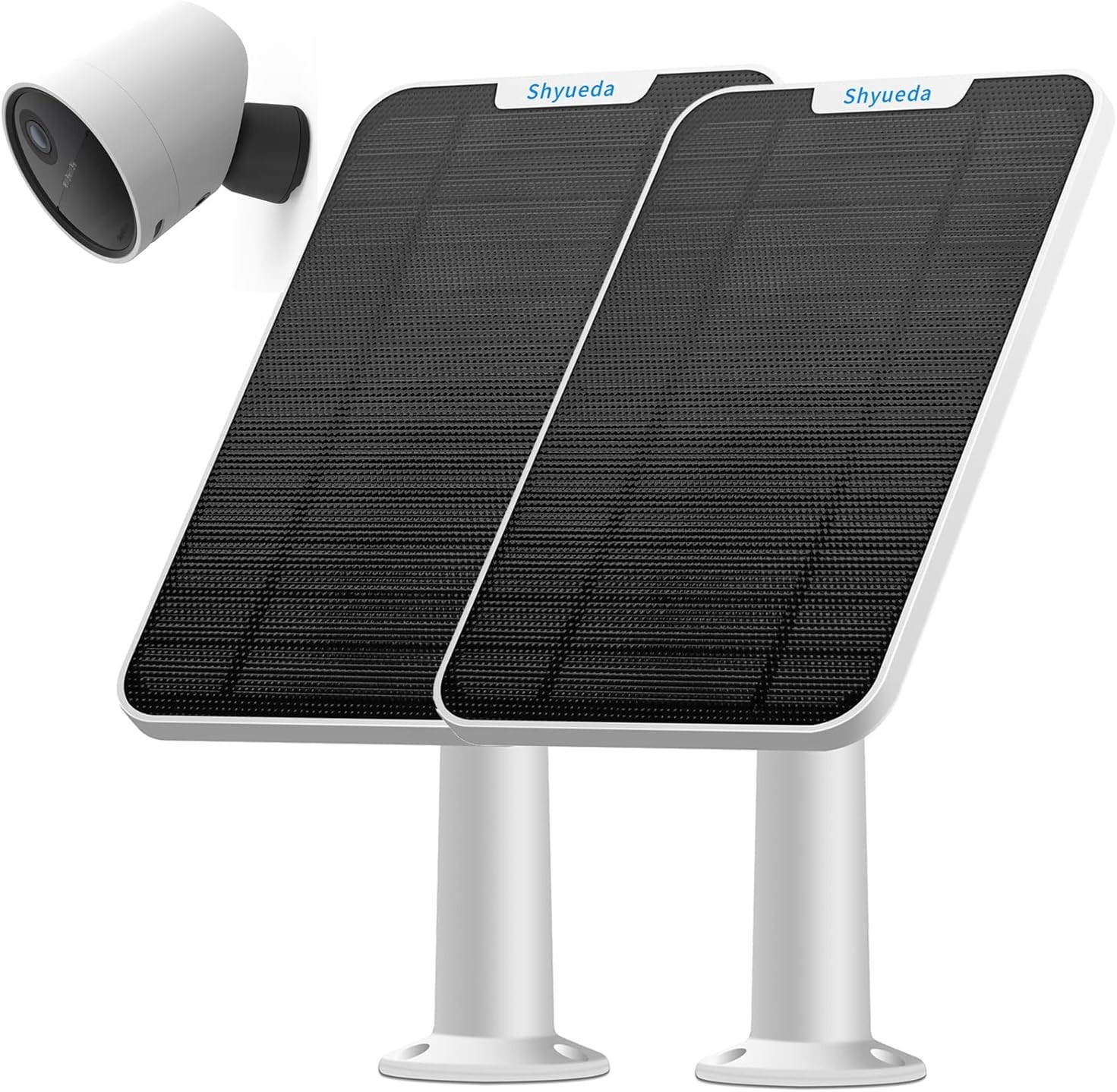 Durable Solar Panel with 3ft Cable for SimpliSafe Outdoor Security Cameras