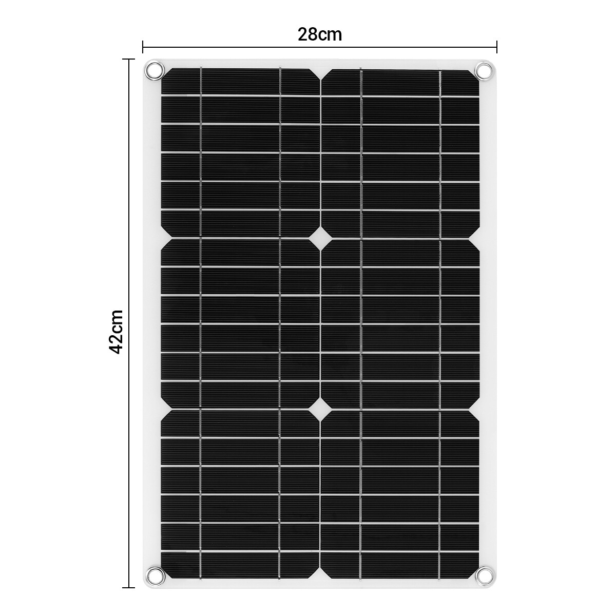 Flexible Solar Panel 100W 12V Mono Lightweight for Caravan RV Camper Trailer USA