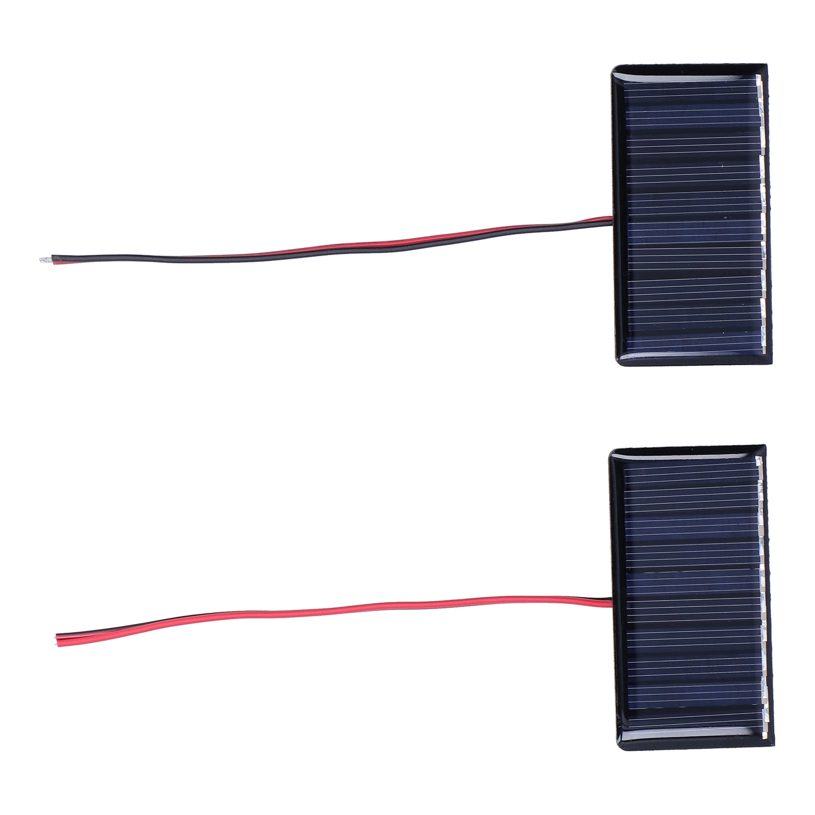 2Pcs Micro Mini Solar Cells 68x36mm 0.3W 5V Polysilicon Micro Solar Panel