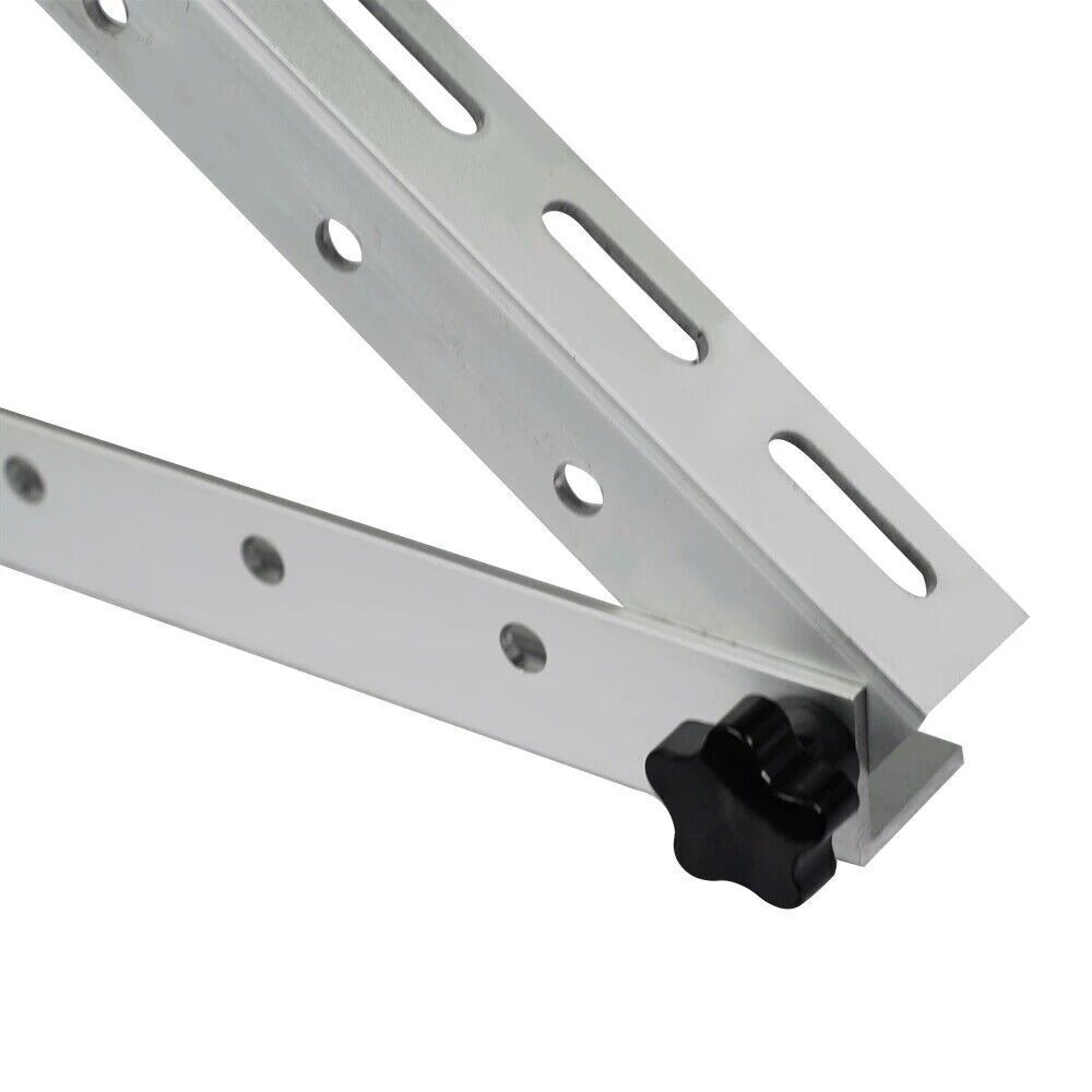 Solar Panel RV Tilt Mount Brackets Roof Flat Surface Adjustable Frame (45/47in）