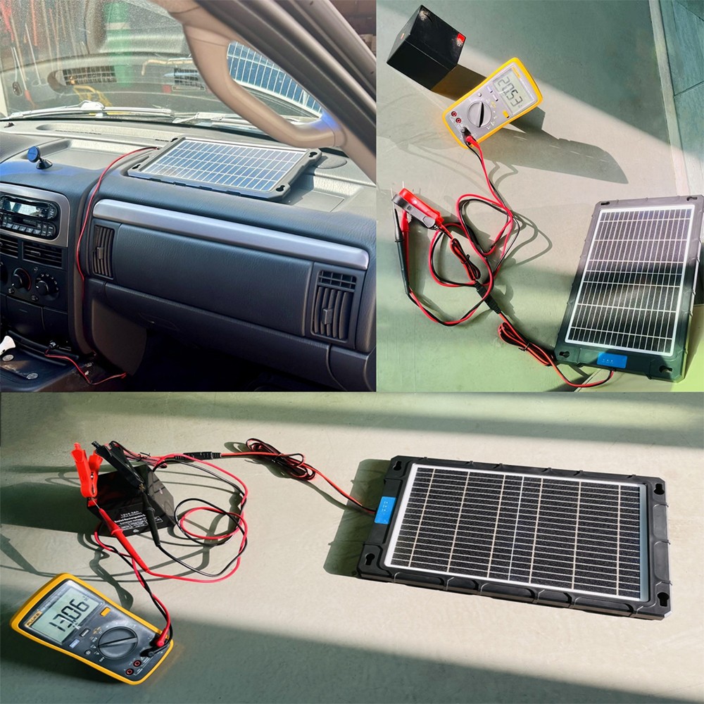 40W 12V Solar Panel Trickle Charger Battery Charger Kit Maintainer Boat Car RV