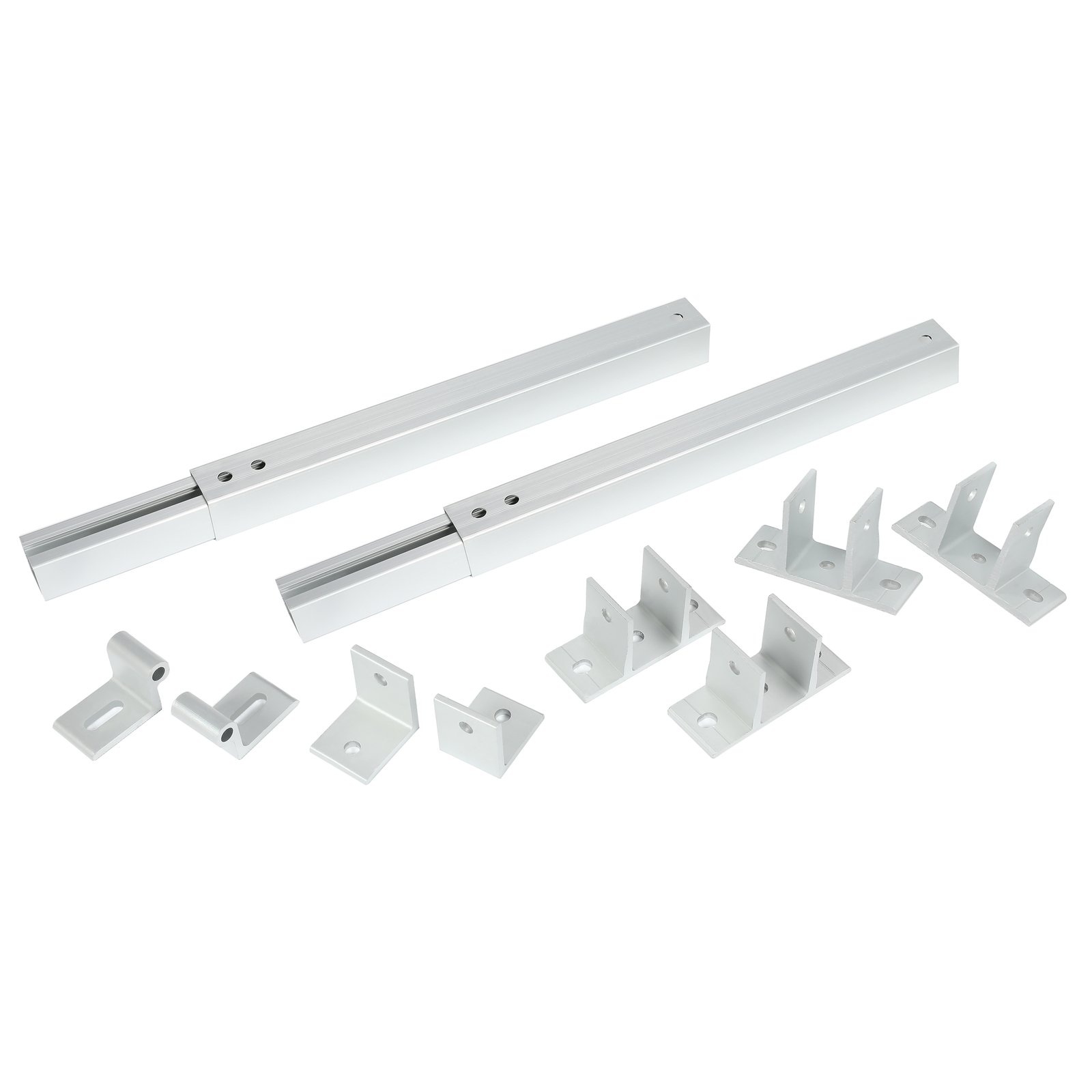 Solar Panel Mounting Brackets Kit System Aluminum Adjustable For Roof RV Boat