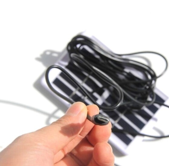 1.2W 6V polycrystalline solar panel laminated plastic frame Micro USB interface