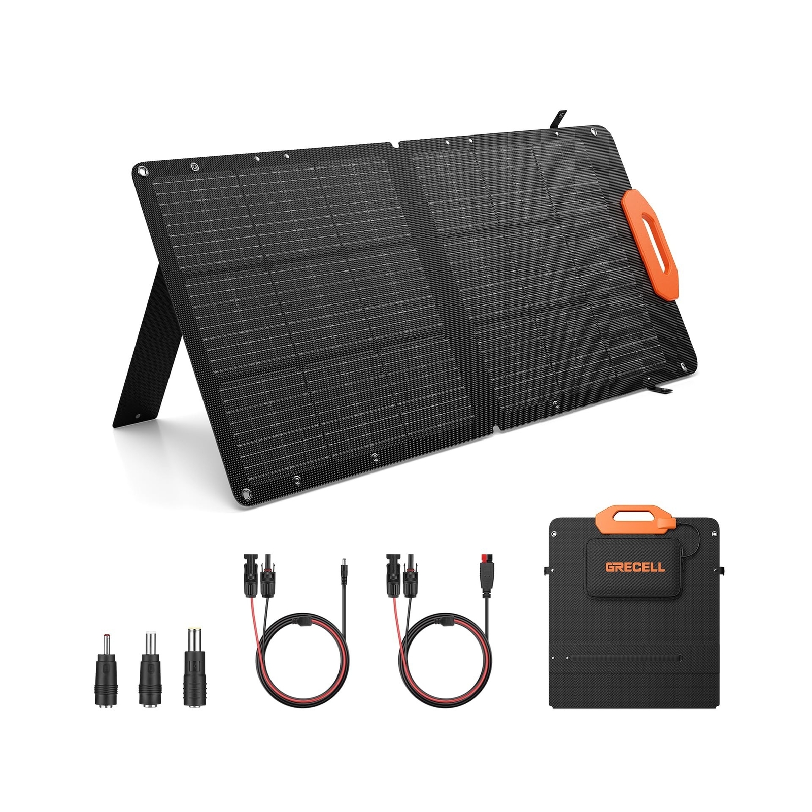 GRECELL Solar Panel 100W for Power Station Portable Solar Panel with MC-4 Fas…