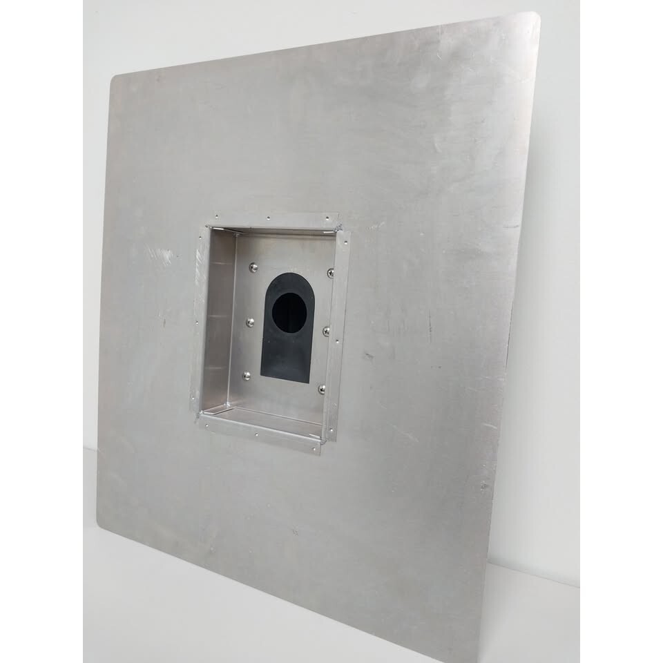 New IAMPO Metal Base Solar Roof Jack Flashing Open Box 22″ x 19″ x 5″
