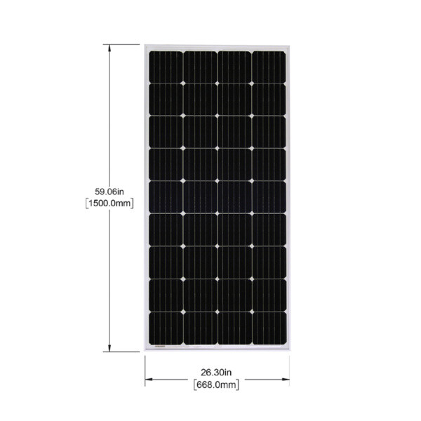 Go Power! Overlander 190W Solar Kit with 30-Amp Solar Controller , Black