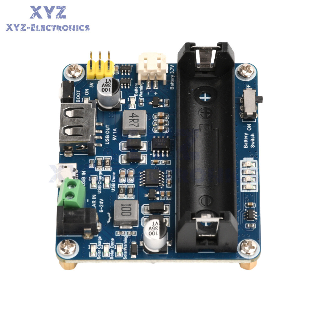 Power Manager Module for 6V~24V Solar Panel Support MPPT USB Battery Charging
