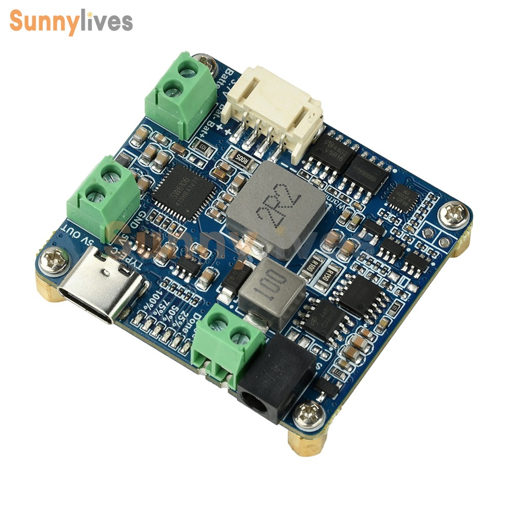 6-24V Solar Panel Power Management Module 5V 3A Supports MPPT, PD QC FCP SFCP