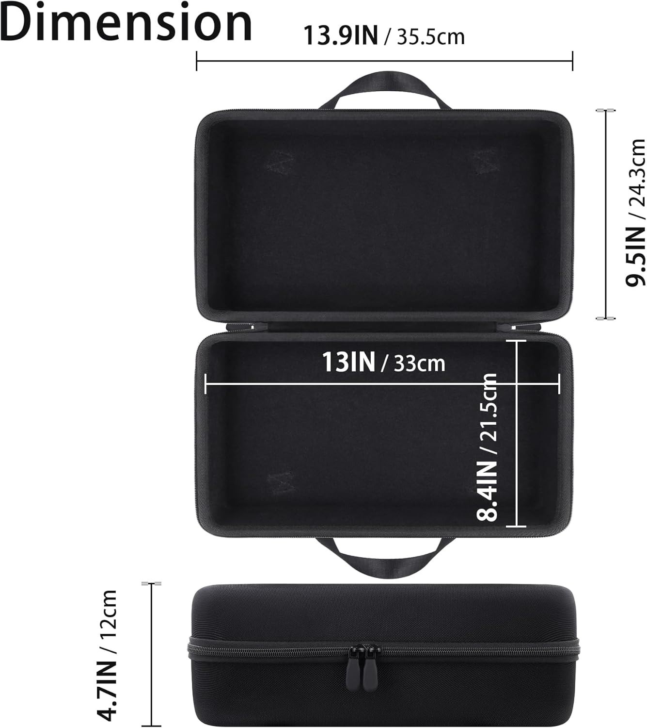 Travel Case EVA Waterproof Dustproof for Portable Power Station RIVER 3