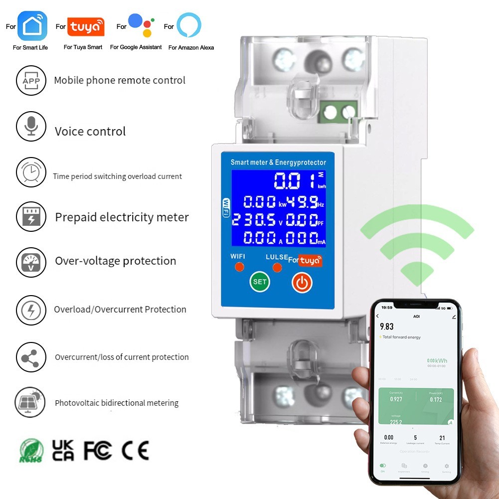 Comprehensive PV Smart Circuit Breaker 80A with User Friendly App Access
