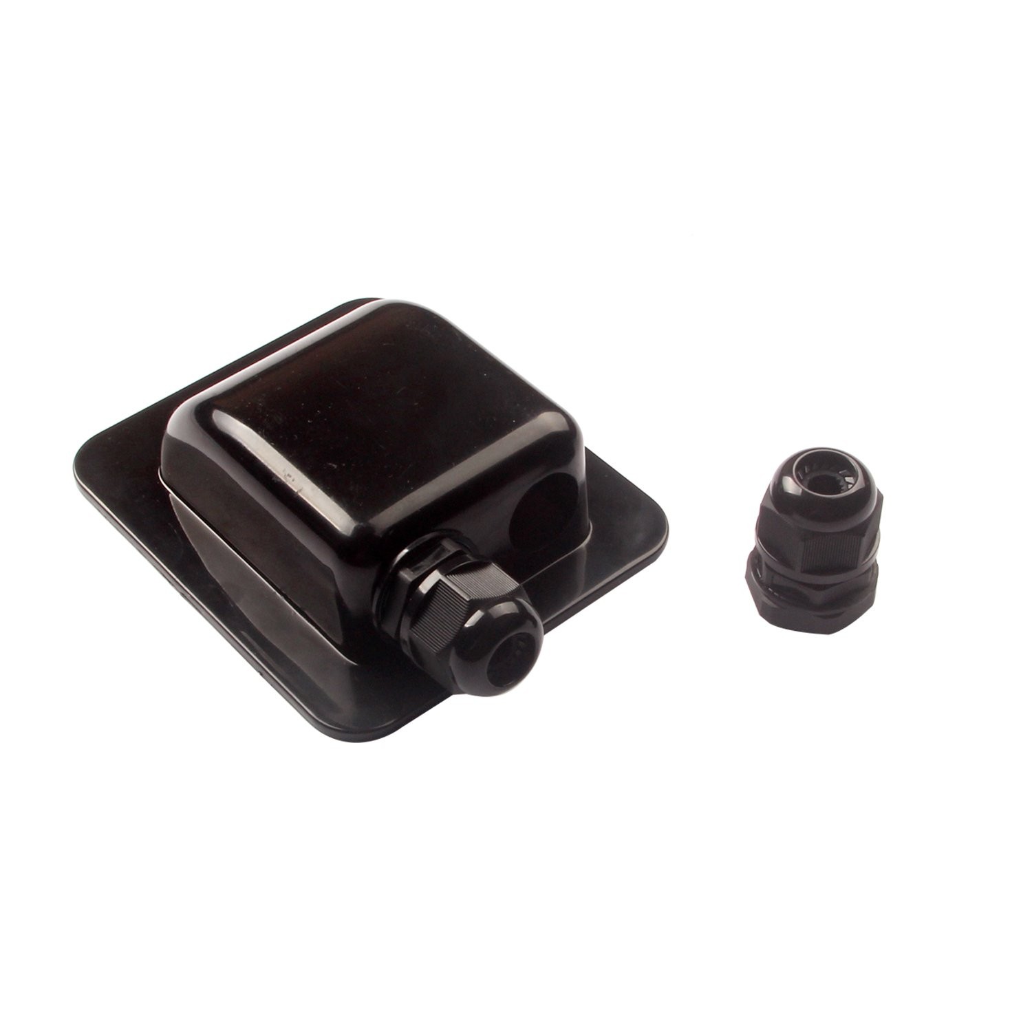 Weatherproof ABS Solar Double Cable Entry Gland,Curved Cable Connector for All C