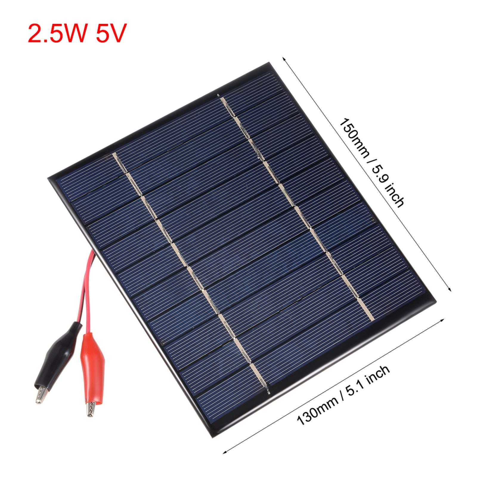 2.5W 5V Small DIY Solar Panel Module 290mm for Phone Charger