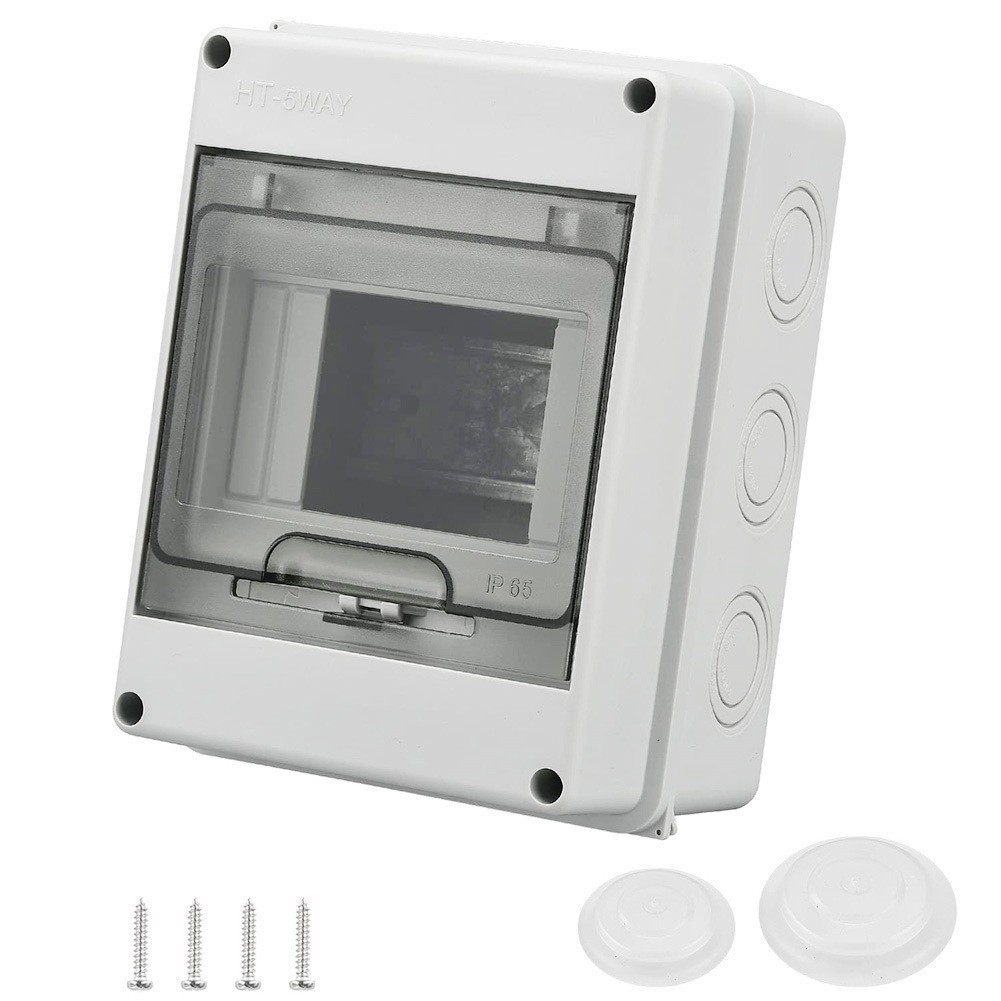 Accessories Fuse Box 1 Pcs ABS Distribution Box Dustproof Surface-Mounted