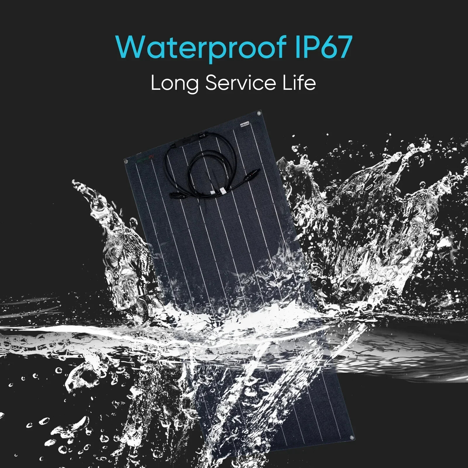800W Flexible Solar Panel Mono 12V Home RV Boat Camping Power Battery Charging
