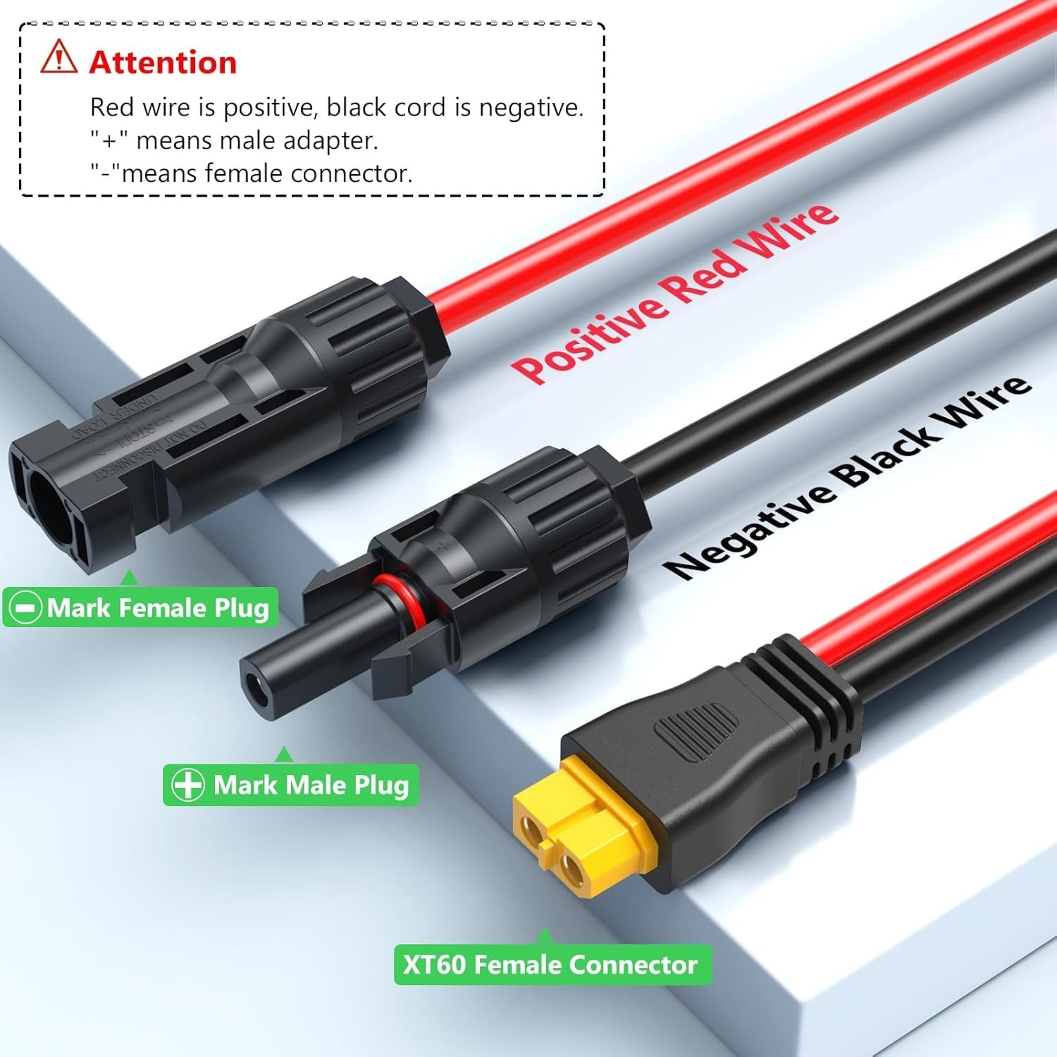 High-Quality 10AWG XT60 Solar Cable – 600V, 25FT for Efficient Power Transfer
