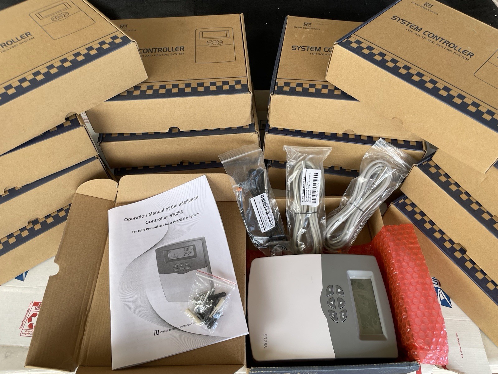 SOLAR Controller SR258 Pressurized HOT Water Heater /Heating System 110-240V NEW