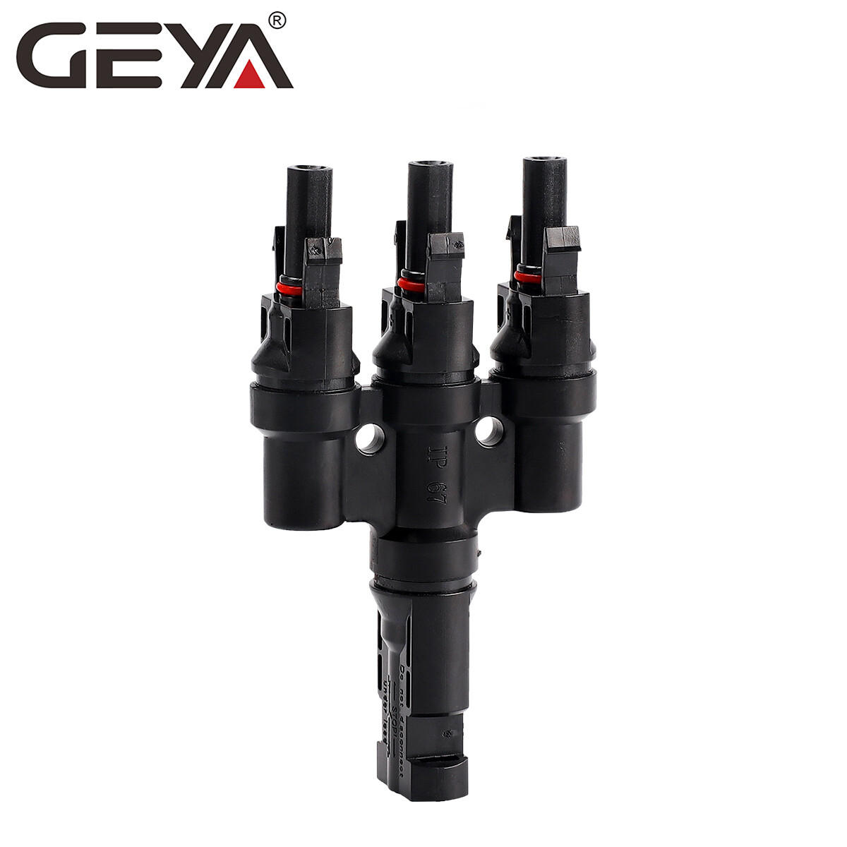 GEYA 1 Pair T Branch PV Solar panel Cable Connectors 2/3/4/5/6 IP67 Male&Female