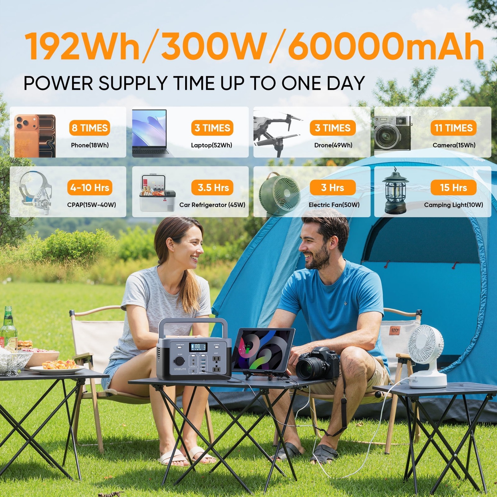 Steelite Portable Power Station 300W (600W Peak)