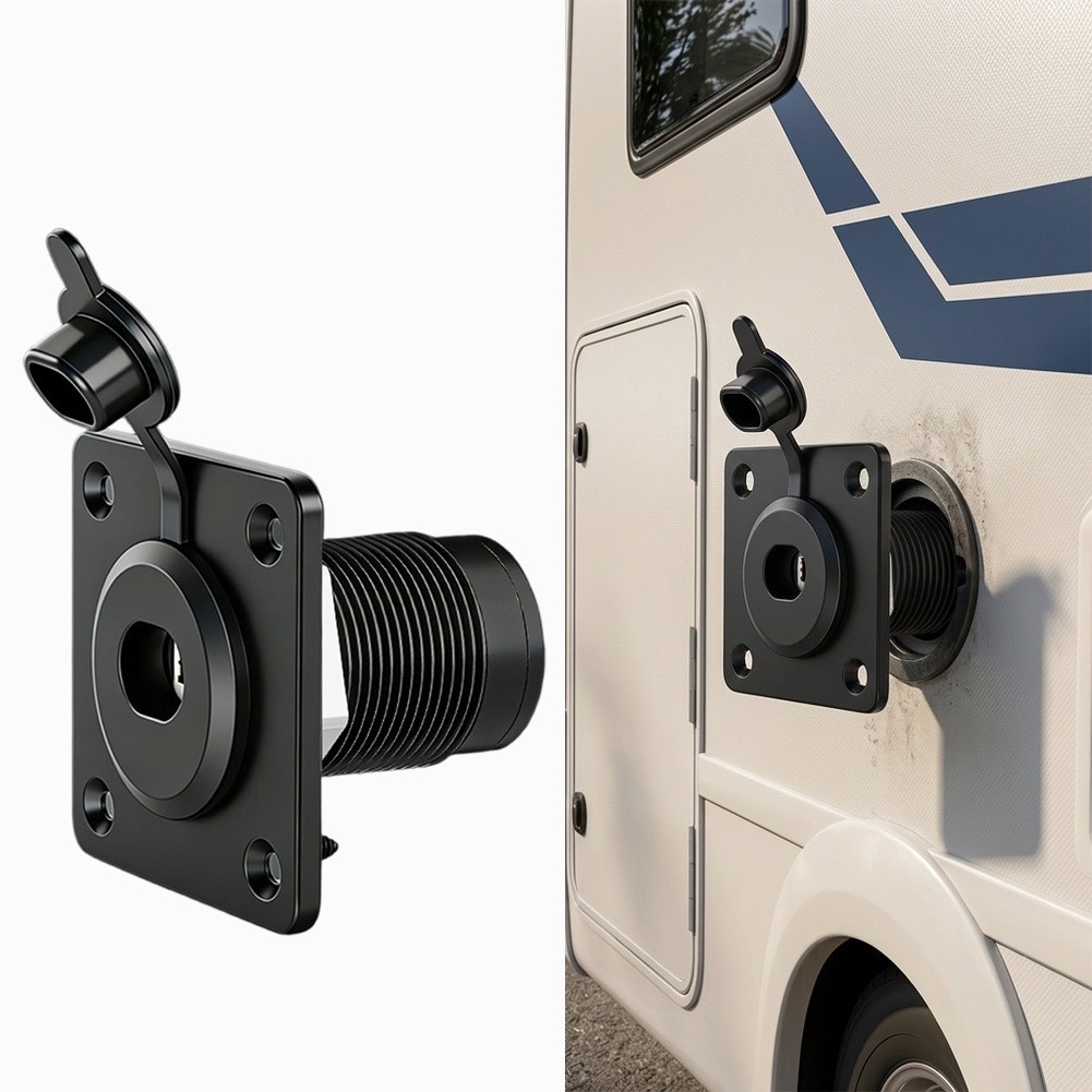 CAT6 Female-Female Socket IP68 Aluminum Housing for Gen3 Wall Integration