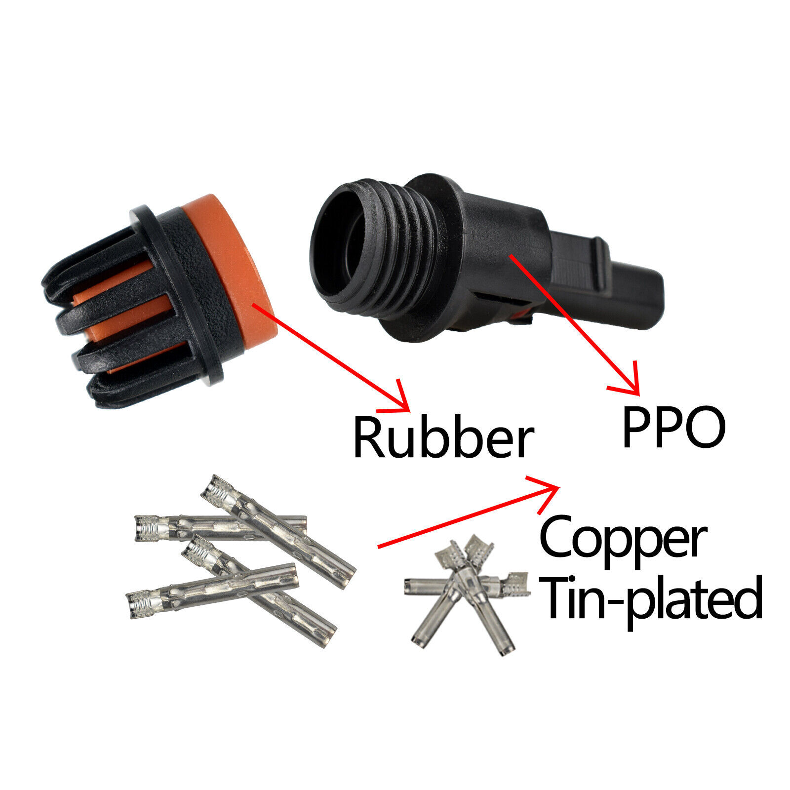 20 Sets Male Female M/F Solar Cable Connectors Wire Solar Panel 30A Waterproof