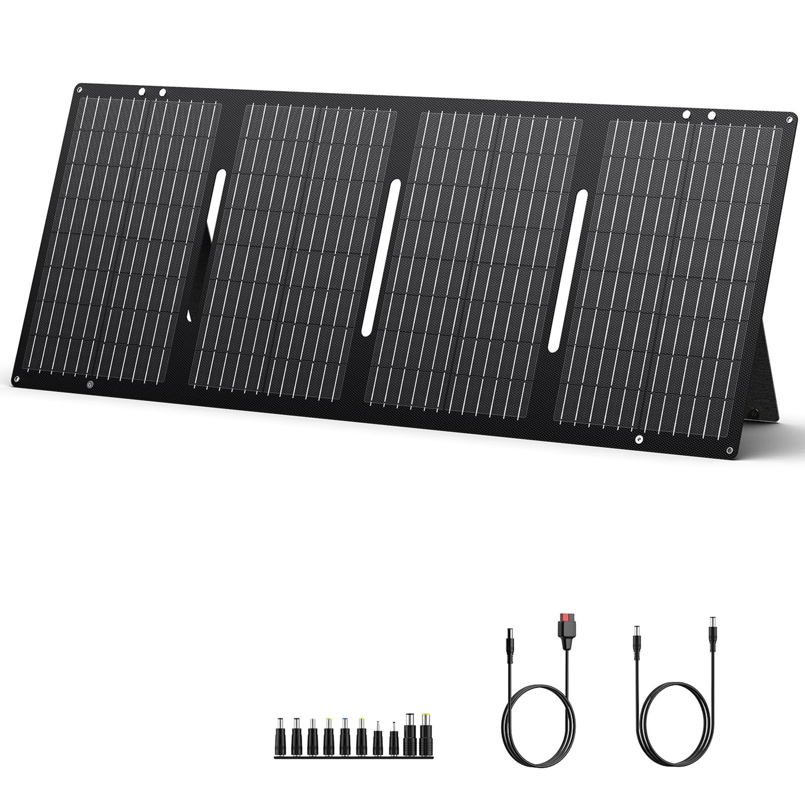 Portable Solar Panel 60W Foldable Solar Charger with DC/USB C/USB A Output DC…