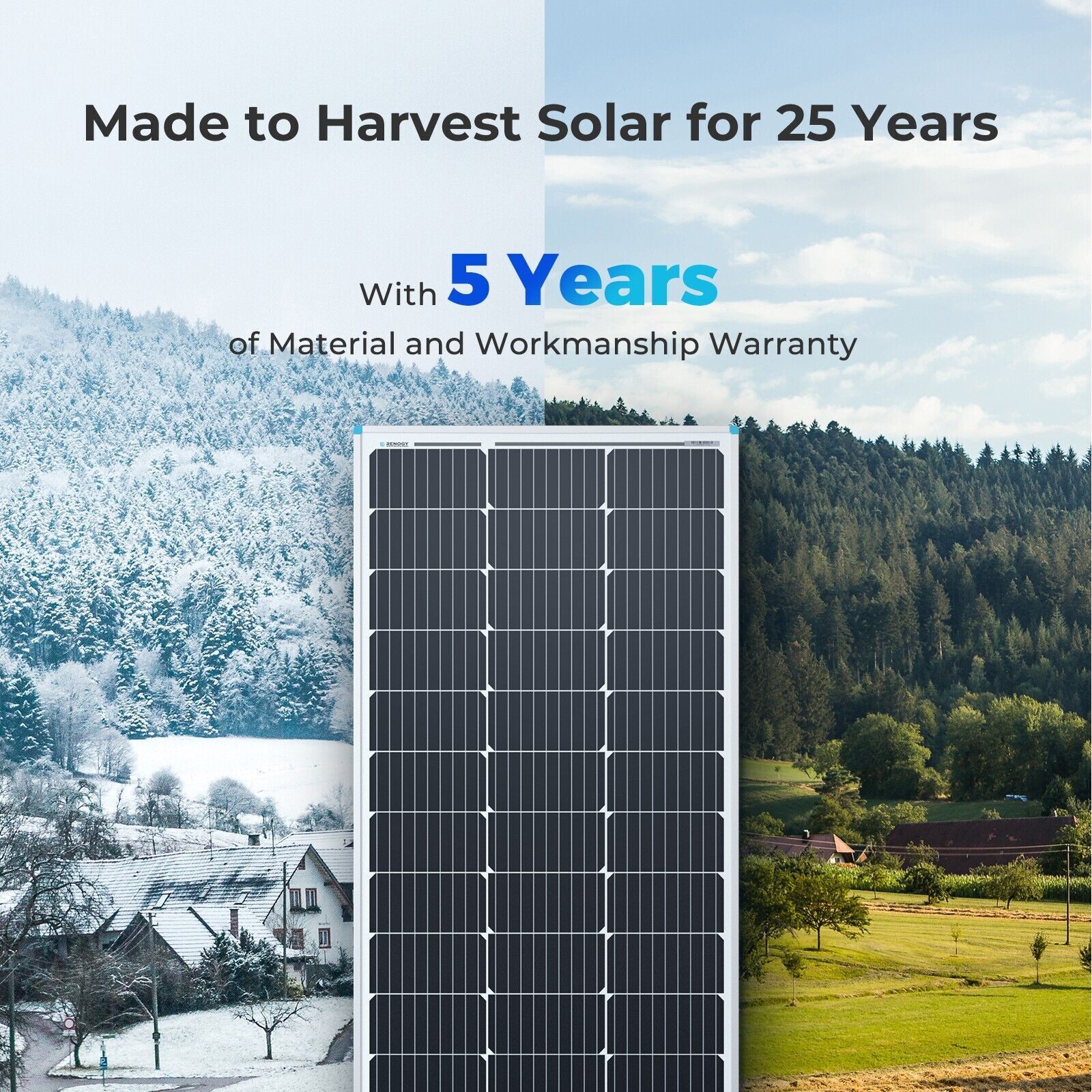 150W Mono Solar Panel for 12V-24V Solar Kit Off Grid With 30A Controller Free