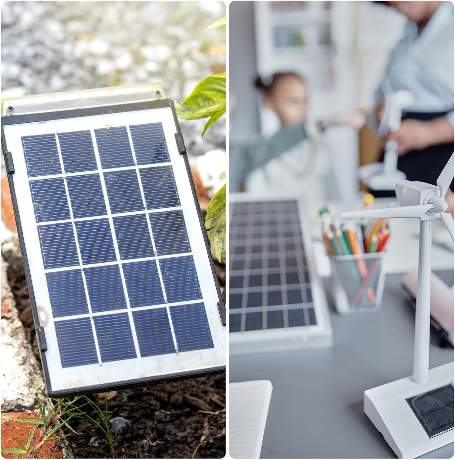 5V 2W 0.4A Mini Solar Panels, 3.2M Wire DC Connector Polycrystalline Solar Cell